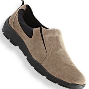 NWT Mens Scandia Woods Suede Slip On Shoe Size 8 W